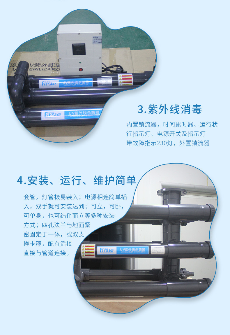 法思樂塑料管道過流式UV紫外線殺菌器(圖9)