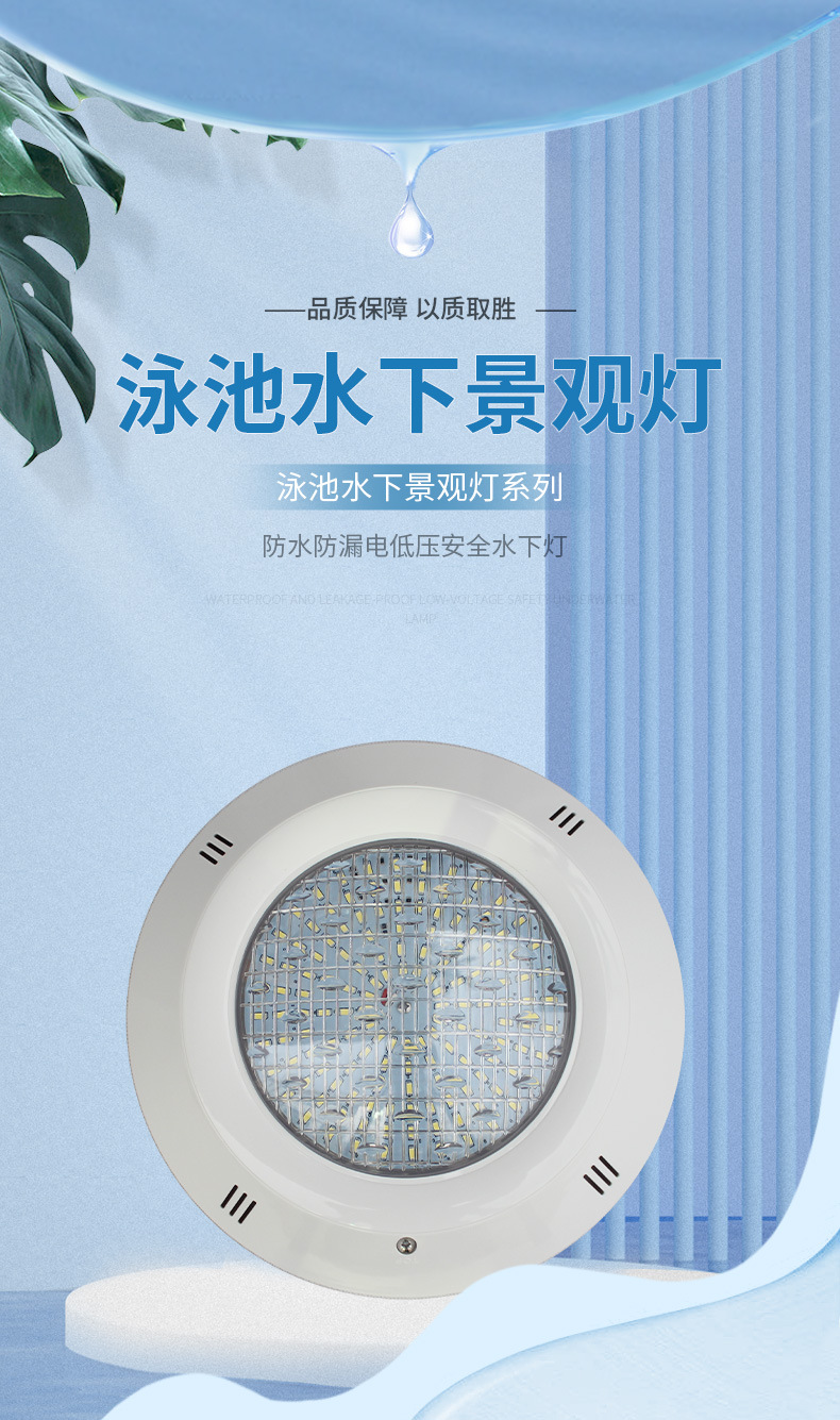 法思樂(lè)LED泳池壁掛式水下燈(圖1)