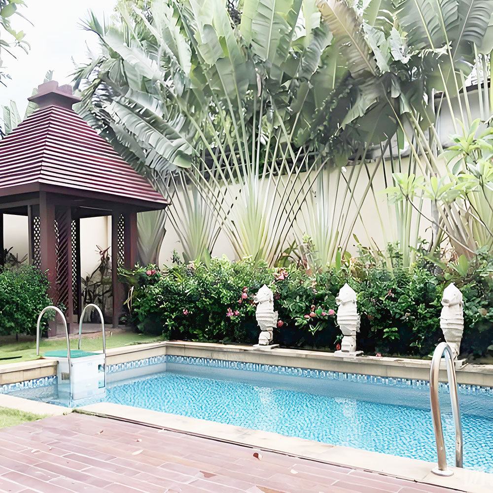 私家花園泳池水處理設(shè)備的方案配置